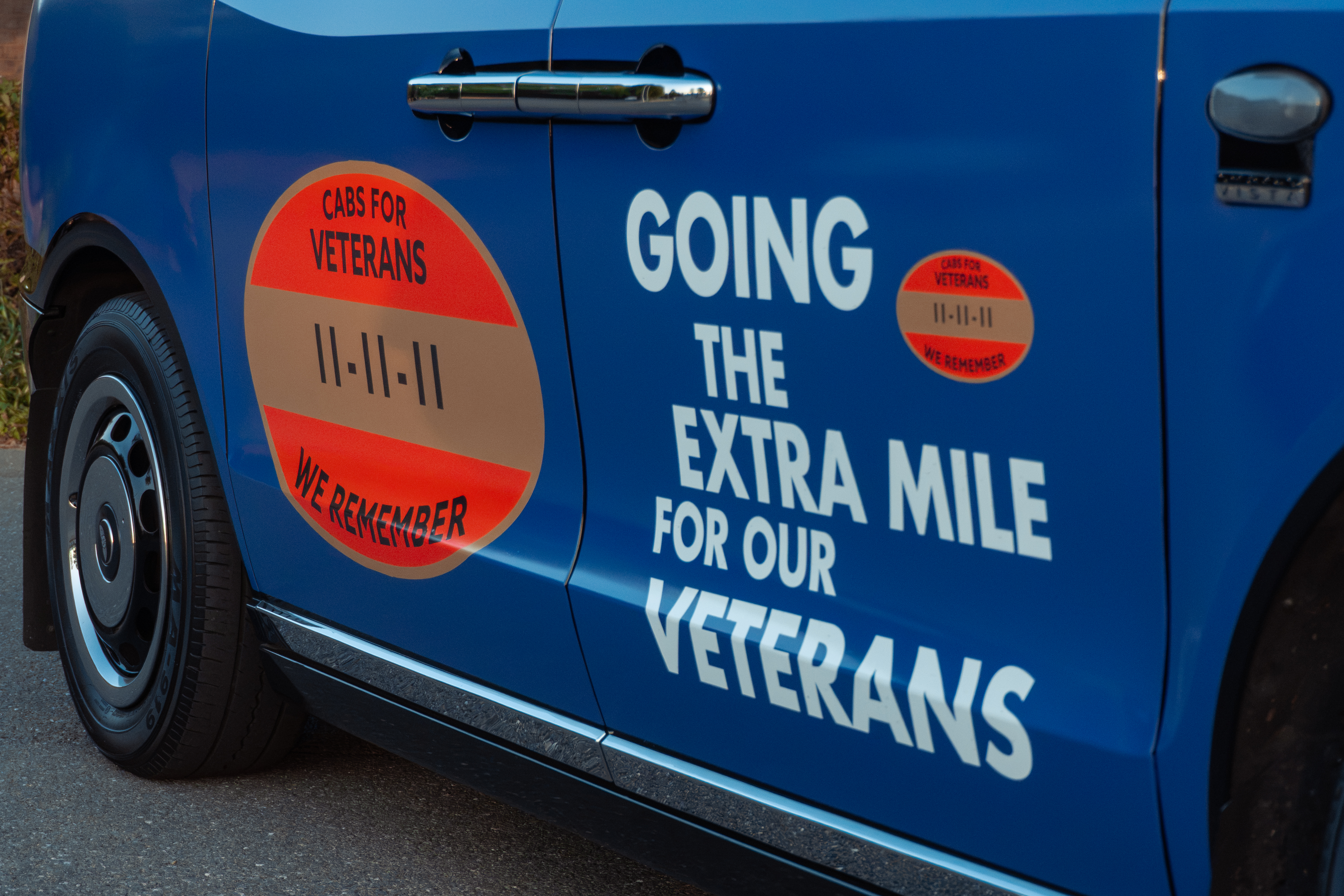 The new Cabs-for-Veterans livery